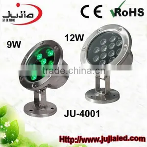 12W High Power Stainless Steel Swimming Pool LED Underwater Light thumbnail-1