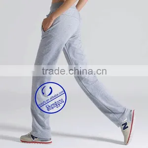 Wholesale Custom 100% Polyester Blank Women Yoga Sweat Pants thumbnail-5