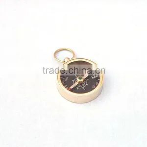 Nautical Pendant Brass Compass-Solid Brass Scout's Black Faced Compass 13408 thumbnail-1