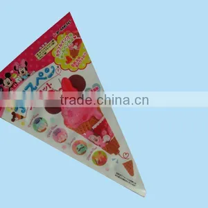 Customized Printing Plastic Packaging Bag for Christmas Gift to Ice Cream Bread thumbnail-1