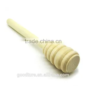 Wooden Honey Dipper Stirring Stick Honey Muddler Cocktail Muddler thumbnail-2