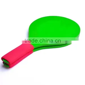Green Wooden Beach Tennis Racket, High Quality Wooden Beach Rackets, thumbnail-1