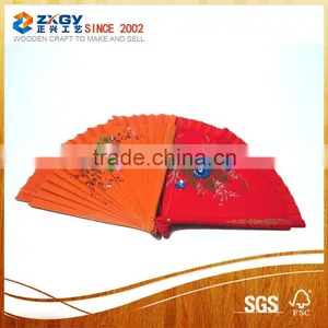 Manual Wood Crafts Manual Hand Fan Wooden Handle thumbnail-1
