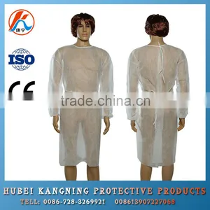 Sterile Hospital Clothing Patient Surgeon Medical Gown White thumbnail-1