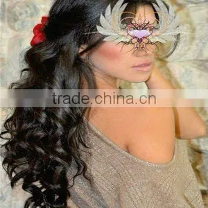 Wholesale Beautiful Brazilian Clip in Curly Hair Extensions 20inch for Black Women thumbnail-1