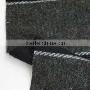 Yarn Dyed Plain Wool Scarf With Fringe thumbnail-6