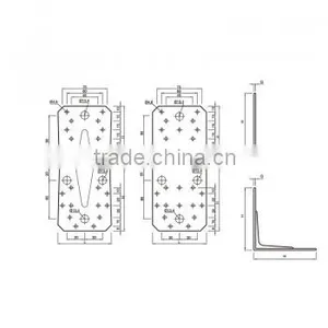 Equal Lengh Angle Bracket for Connection With Timber to Timber thumbnail-2