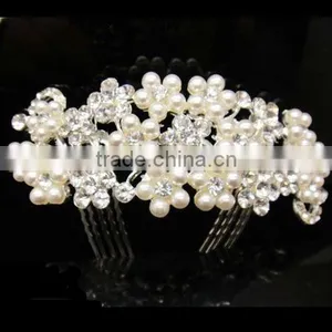 Rhinestone Pearl Hair Accessories thumbnail-1