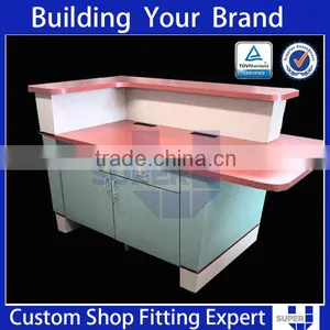 2015 Advanced Design Retail Shop Wooden Counter Desk Cash Check thumbnail-5