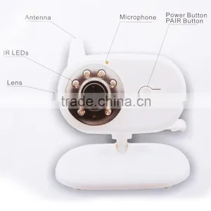 2 Way Talk 3.5" Color Video Baby Monitor Wireless Safety Camera Temperature Monitor Baby Monitor Night Vision thumbnail-3
