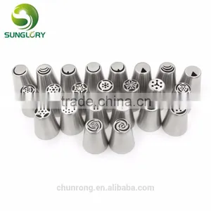 Hot Selling Stainless Steel Russian Tulip Nozzles Flower Icing Piping Tips Pastry Tubes Set thumbnail-4