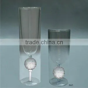 Promotion Gift - Glass Golf Trophy Drinkware thumbnail-1