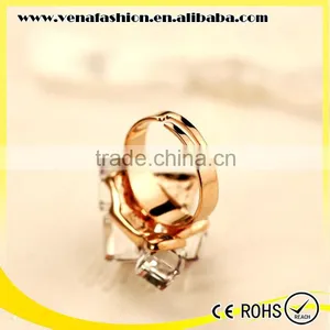 New Design Finger Crystal Chandelier Ring, Crystal Napkin Rings thumbnail-5