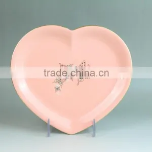 2015 New Products Cheap Ceramic Decal Heated Dinner Plates, Unique Shape Dinner Plate, Cheap Bulk Dinner Plates thumbnail-1