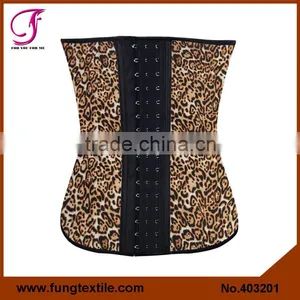 4034 NEW Arrival Wholesale Stock Pattern Leopard Rubber Waist Corset Cincher thumbnail-6