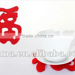 Laser Cut Felt Placemats and Coaster thumbnail-1