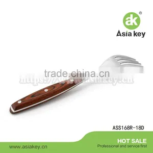 Laguiole Style Pakka Wood Handle Steak Fork Set thumbnail-5