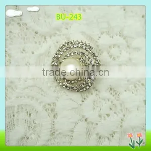 2015 Fashion Newest Decorative Button With Pearl thumbnail-1