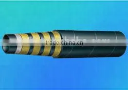 Spiral Steel Wire Hydraulic Rubber Hose / High Pressure Rubber Oil Hose / High Pressure Water Hose EN 856-4SP thumbnail-1