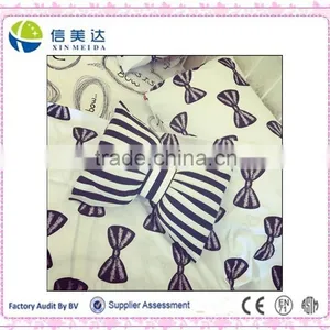 Cheap Wholesale White Bow Tie Pillow With Fashion Stripe thumbnail-1