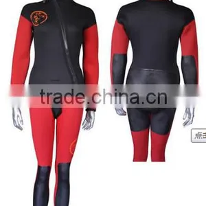 Spearfishing Equipment Two-pieces Red Wetsuit With Hood thumbnail-1