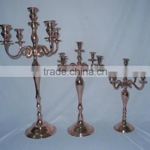 5 Arms Crystal Candelabra thumbnail-1