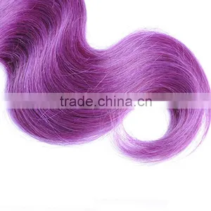 Wholesale Cheap Brazilian Body Wave Hair Two Tone Ombre Colored Hair Weave Bundles Quality Choice thumbnail-5