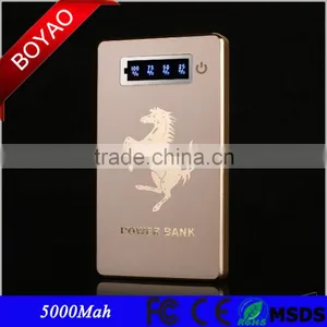 Digital Display Power Bank Ultra-thin Polymer Battery 5000mah Powerbank thumbnail-1