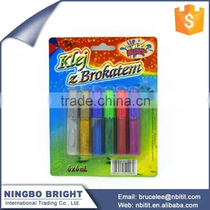 Trustworthy China Supplier 6pk Glitter Glue Pens thumbnail-1