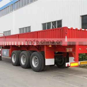 3 Axle 60t Side Wall / Fence Wall / Side Panel Semi Trailer thumbnail-3