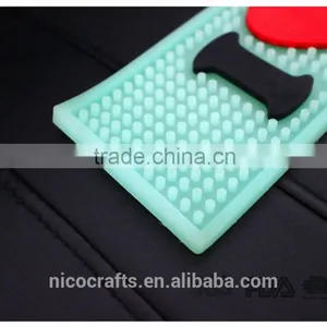 Save 10% Rectangle Soft Pvc Noctilucence Bar Mat, Custom Bar Spill Mat thumbnail-5