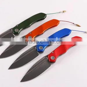 OEM Folding Knife With D2 Blade and Titanium Alloy Handle thumbnail-1