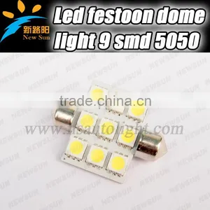 180LM High Lumen no Flash Stable Interior Lights for All Cars 9SMD 5050 36mm Car Festoon Light Replacement Kit Led Dome Light thumbnail-1