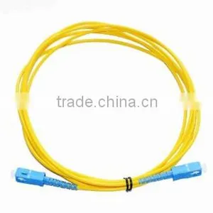 SC/UPC-SC/UPC G652d G657A Singelmode Simplex Fiber Optic Patch Cord Yellow Color LSZH Jacket thumbnail-4