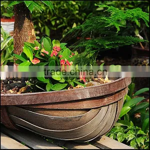 Watermelon Shape Decorative Woodchip Basket thumbnail-4