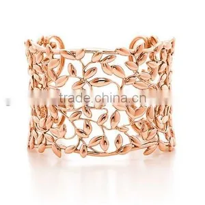 Stainless Steel Newest Style for Olive Leaf Design Bracelet thumbnail-1