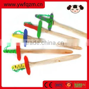 Colorful Wooden Sword for Children thumbnail-1