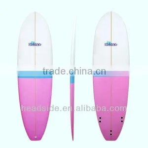 Hot Sale Resin Fiberglass PU Pink Surfboard thumbnail-1