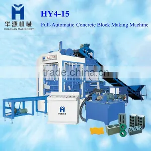 HYM- QT4-15 Automatic Cement Brick Machine Mobile Block Machine thumbnail-1