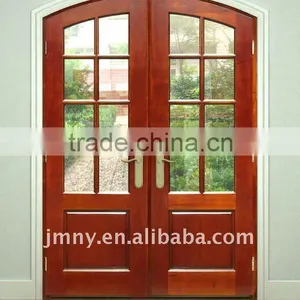 Solid Wooden Glass Door thumbnail-1