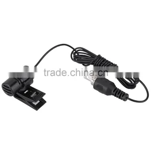 Mini Portable Clip-on Lapel Lavalier Hands-free 3.5mm External Screw Lock Jack Microphone Mic for Computer PC Laptop Loudspeaker thumbnail-6
