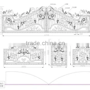 House Main Galvanized Iron Sheet Gate Design thumbnail-2