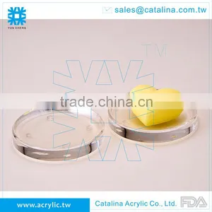 Taiwan Manufacturer High Quality Tumbler Lotion Dispenser Cotton Jar Soap Dish Acrylic Bathroom Supplies thumbnail-5