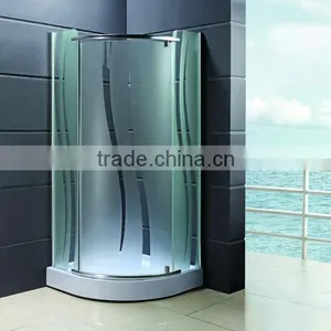 Simple Shower Enclosure,shower Cubicle With Matt Glass and Hinge Door thumbnail-1