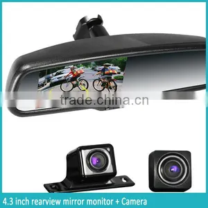 Vehicle Rear View Mirror Car Paking Sensors With Rear View Camera Mirror Monitor thumbnail-2