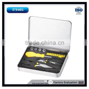 21pcs Hot Sales Promotion Tin Box Tool Kits thumbnail-1
