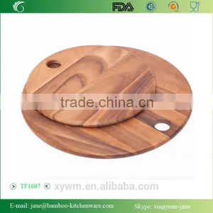 Brown Acacia Wood Cutting Chopping Board thumbnail-2