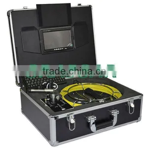 Pipe Inspection Camera Monitor Microphone 6MM Color Video Camera Drain and Sewer Inspection System With Keyboard thumbnail-1