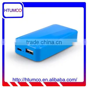 Blue Stylish Portable Charger Power Bank 5200mAh for Smartphone thumbnail-1