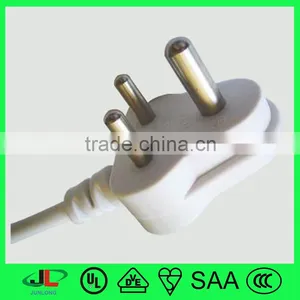6A 250V High Quality India 3 Pin Plug AC Male Plug for Sale thumbnail-2